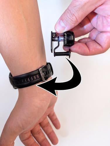 Fixel Clip-On Running Bell for Runners, Hands-Free Wearable Trail Bell for Hydration Vest or Wrist Strap, Loud Clear Ding, Ultralight Copper & Aluminum