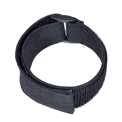 HYS Adjustable Elastic Armband Strap Bundle for Universal Silicone, Leather, Nylon Holster Case with Armband Slots (Black, 2)