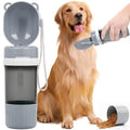 Pet Water Bottle Leak Proof Portable - Dog Water Dispenser with Drinking Bowl, Puppy Travel Accessories for Outdoor Walking, Hiking, Running - size: 400 ML