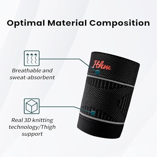 Bicep Tendonitis Brace for Pain Relief, Bicep Compression Sleeve - color: Gray-Black, size: Small