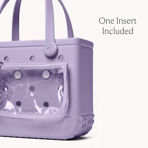 BOGG BAG Bitty Small Tote – 11” x 8.5” x 4.5” – Essential Bags for Beach, Pool, Boat, Sports, Tailgating, Cruise, Travel - color: I Lilac You a Lot