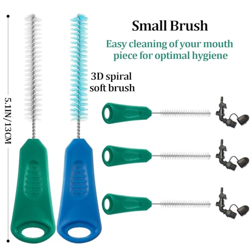 Patelai 2 Set 8 in 1 Reservoirs Hydration Bladder Cleaning Kit - color: Blue and Green