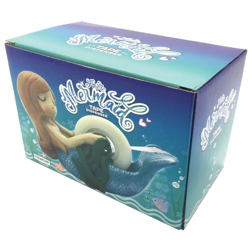 Streamline Imagined Cute Mermaid Tape Dispenser