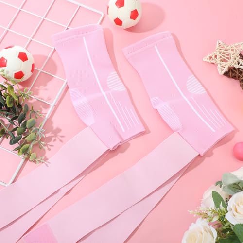 Tarpop 1 Pair Kids Ankle Brace Compression Support,Light Pink,Small - color: Pink, size: Small