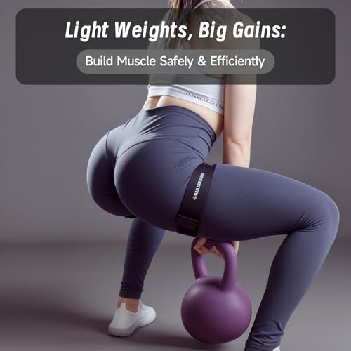 MANUEKLEAR Blood Flow Restriction Bands for Women Butt Lift - color: Gray