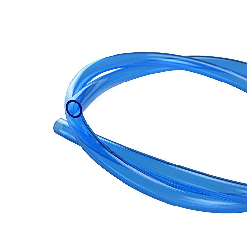 J.CARP High Flow Replacement Tube, with Tube Cleaner Brush, for Hydration Reservoirs - color: Blue Tube with Long Brush