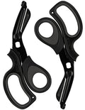 MEUUT Medical Scissors 2-Pack Trauma Shears for Nurses All Purpose Scissors - color: Black+black