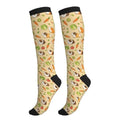 Avocado Compression Socks Women Men Knee High Stock for Running Work Support Nurses Travel - color: Guinea Pig