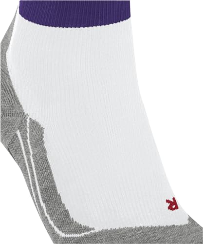 FALKE Women's RU Compression Running Socks, 1 Pair - color: White (White 2008), size: 8-9