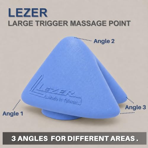 Large Trigger Massage Point, 3-Angle Deep Tissue, Suction Design, Blue - style: 05 - Large Trigger Blue