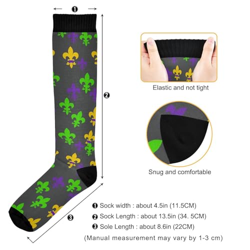 Wusikd Cute Penguin Compression Socks for Women and Men Circulation Long Socks for Athletic Running 1 - color: Multi 6