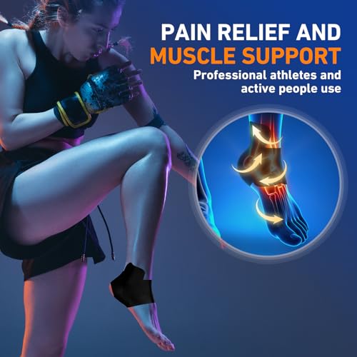 KTQUICK Precut Kinesiology Tape for Ankle,12PCS,20% Stronger Adhesive,Black - color: Black