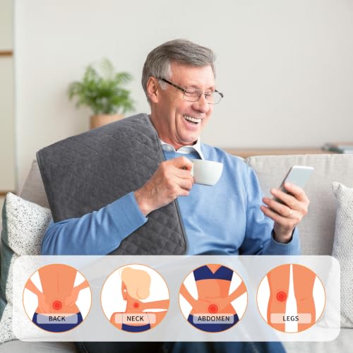 Electric Heating Pad for Back, Standard Size Heat Pad - size: 24"x12"