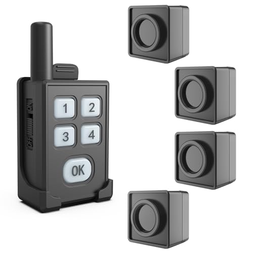 Perimeter Trip Alarm-Portable Camping Motion Sensor-1 Receiver+4 Sensors - style: 1 Receiver+4 Sensors
