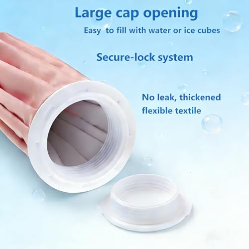 Reusable Ice Bag Hot & Cold Therapy Ice Pack for Injuries Sport Pain Relief - color: Pink