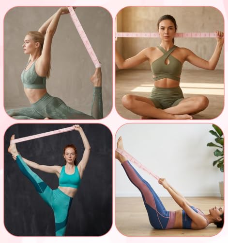 12 Multi Loop Stretch Band, Resistance Bands for Kids – Yoga, Pilates, Ballet, and Physical Therapy Stretch Strap for Flexibility and Exercise – Stretching Equipment for Dance and Fitness