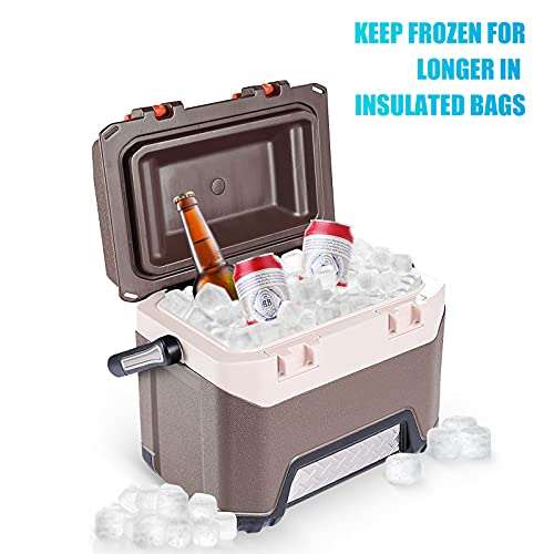 Reusable Ice Cubes for Drinks, 100 Pack Refreezable Plastic Ice Cubes BPA Free for Cocktails, Chills Drinks Without Diluting, Wine, Beer or Coffee Easy To Use - color: White-100Pack