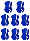 SATINIOR 8 Pack Reflective Neck Gaiters UV Protection Cooling Face Masks - color: Royal Blue