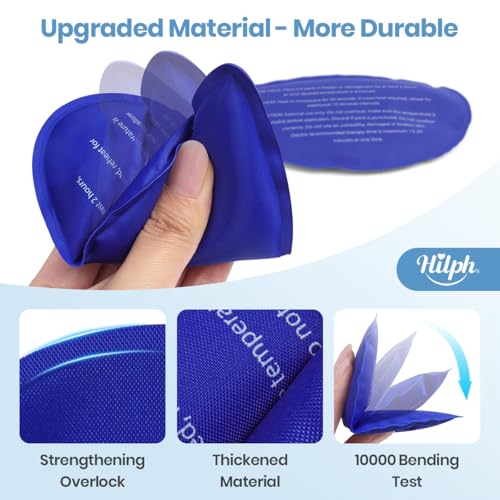 Hilph Wisdom Teeth Ice Pack Head Wrap, Face Ice Pack for Jaw Oral Surgery - color: Blue