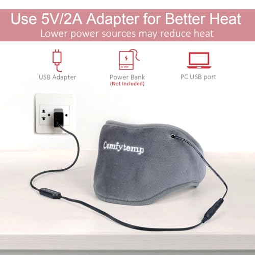 Neck Heating Pad, USB Wearable Heating Pad, Heated Neck Wrap for Warmth