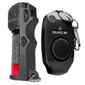 Mace Personal Safety Alarm & Mace Pepper Spray Kit - Loud 130db Siren with Built in Emergency Whistle, 10 Feet Range Pocket Model (0.42 oz) Self Defense Pepper Spray for Women & Men - color: Black