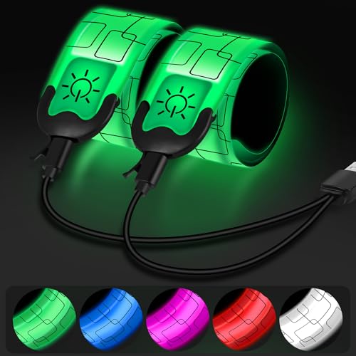 LED Armband Rechargeable for Night Running Walking(2 Pack)