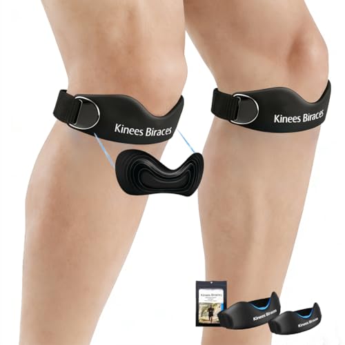 Patellar Tendon Support Strap 2 Pack,Knee Brace for Women Men.Built-in Meniscus Protection Bar, Offers Relief from Meniscus Tear and Knee Pain.Patella Stabilizer Knee Brace for Running, Basketball, Jumpers Knee, Tennis, Volleyball & Squats.