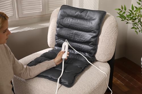 Heated Seat Pad for Office Chair, Dark