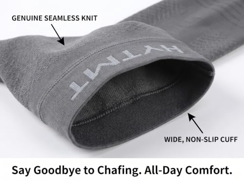 Compression Calf Sleeves for Men & Women 15-20 mmHg - color: Grey, size: X-Large