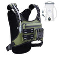 Zelvot Running Vest with 2L Water Bladder, Hydration Backpack, U.S. Design Patent, Lightweight Hydration Pack with Gear Holder, Reflective Chest Pack for Men Women - color: Olive, size: Medium-Large