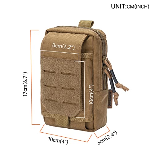 EXCELLENT ELITE SPANKER Tactical EDC Pouch Molle Utility Pouch Phone Pouch - color: Coyote Brown