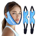 Comfpack Wisdom Teeth Ice Pack with Exposed Ear Design, 2PCS Large Face Ice Pack with Soft Plush for TMJ, Jaw Pain, Tonsillectomy, Oral Surgery, Face Swelling, Cosmetic Recovery - color: Blue 2pack
