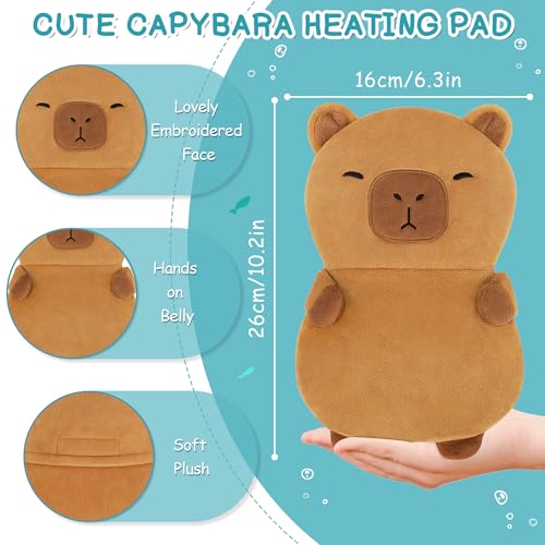 Microwavable Heating Pad Capybara Heating Pad for Cramps Period Pain Relief - style: Capybara