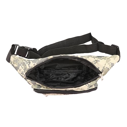 AIBEARTY Kids Fanny Pack Boys Small Camouflage Waist Pack Belt Waist Bag Pack Pouch with Adjustable Strap for Children Sport Running, Camping, Trip - color: B Army Green