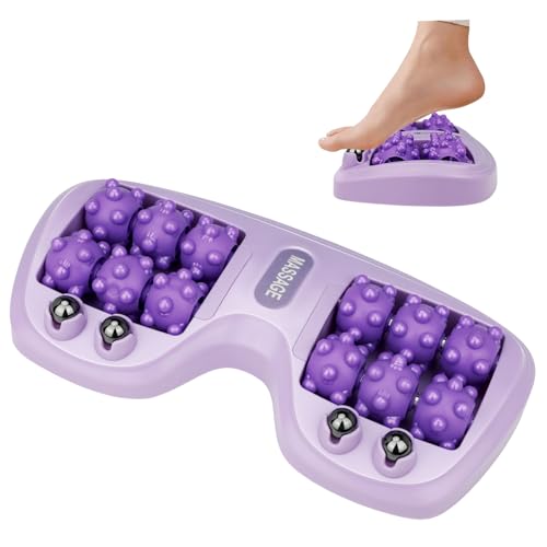 Foot Massage Roller, Plantar Fasciitis Relief with Cat Claw Acupressure Design, Portable Compact Reflexology Tool for Gym/Travel, ABS Plastic Deep Tissue Therapy&Instant Muscle Relaxation