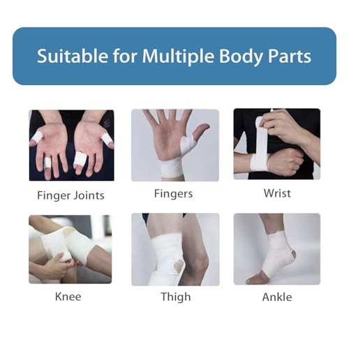 Athletic Tape White Sports 1.5 Inch 30 Feet Tearable 3 Rolls - size: 3 Rolls 1.5 Inch 30 Feet