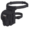 Seibertron Waterproof Tactical Outdoor Hiking Airsoft Utility Leg Bag Black - color: Black
