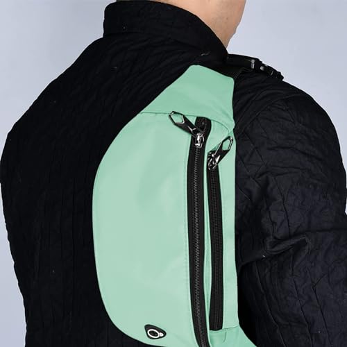 Fanny Packs for Men and Women Water-Repellent Sports Waist Pack Bag - color: 2pack-Black/Aqua