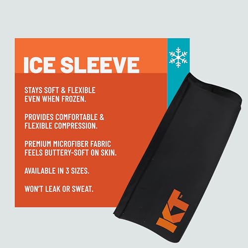 KT Health, Size M/L, Ice Sleeve and Universal Bag, Direct 360 Degree Cooling and Compression - size: Medium/Large