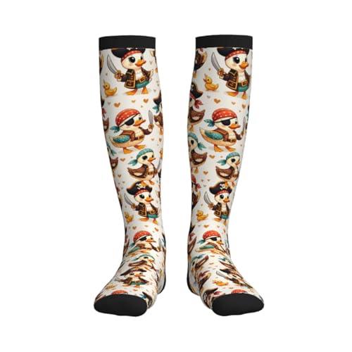 Compression Socks Circulation 15-20 Mmhg Knee High - color: Duck Pirate