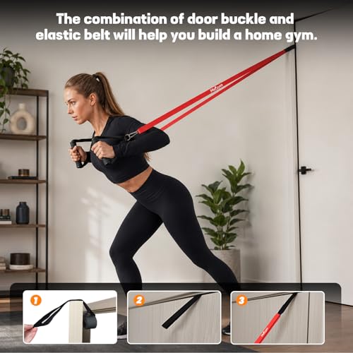 Exercise Bands Resistance Bands Set with Handles for Home Workouts