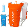 INOXTO Running Hydration Vest Backpack,Lightweight Insulated Pack with 1.5L Water Bladder Bag Daypack for Trail Hiking Running Cycling Race Marathon for Women Men - color: Orange White