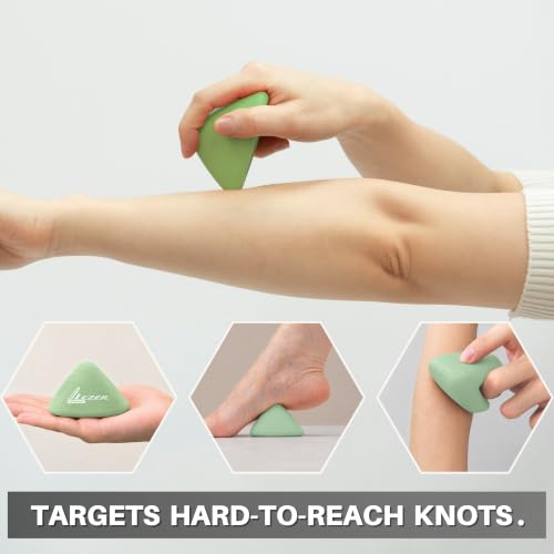 Trigger Massage Point, 3-Angle Deep Tissue Massager, Green & Firm Ball set - style: 09 - Trigger Green + Hard Ball