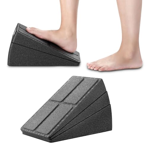 3PCS Calf Stretching Slant Board, 8.5 and 17 Degrees Incline Foot Stretcher