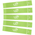 Fit Simplify Resistance Loop Exercise Fitness Bands with Instruction Guide and Carry Bag, Set of 5 - color: Green