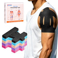 Precut Kinesiology Tape for Shoulder, 20 Pcs, Black - color: Black, size: 20 Pcs