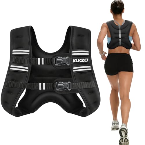 Weighted Vest Woman, 6/8/12/16/20/25/30lb Weight Vest for Women Men - color: Black, size: 12LB