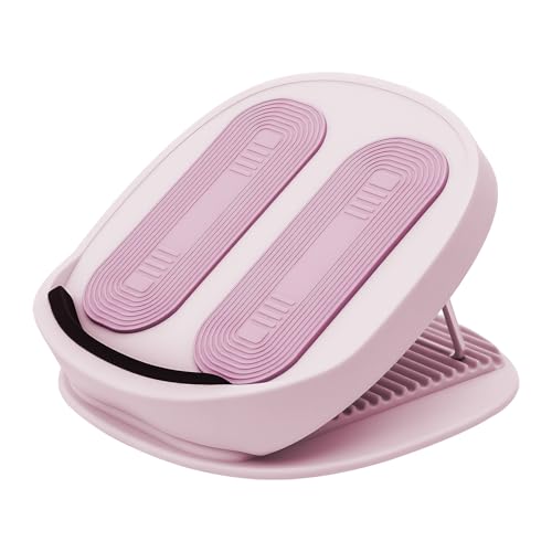 Adjustable Calf Stretcher Slant Board, 15-Level Incline for Ankle Rehab - color: Pink