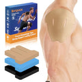 KTQUICK Precut Kinesiology Tape for Shoulders, 12 PCS, 20% Stronger, Beige - color: Beige, size: 12PCS