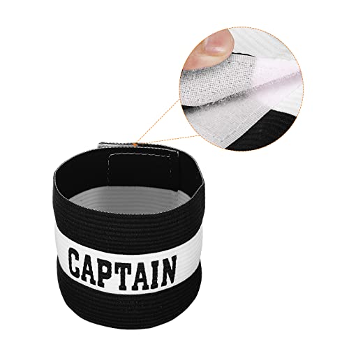 PATIKIL Captain's Armband, Elastic Arm Band for Soccer Training - color: Black